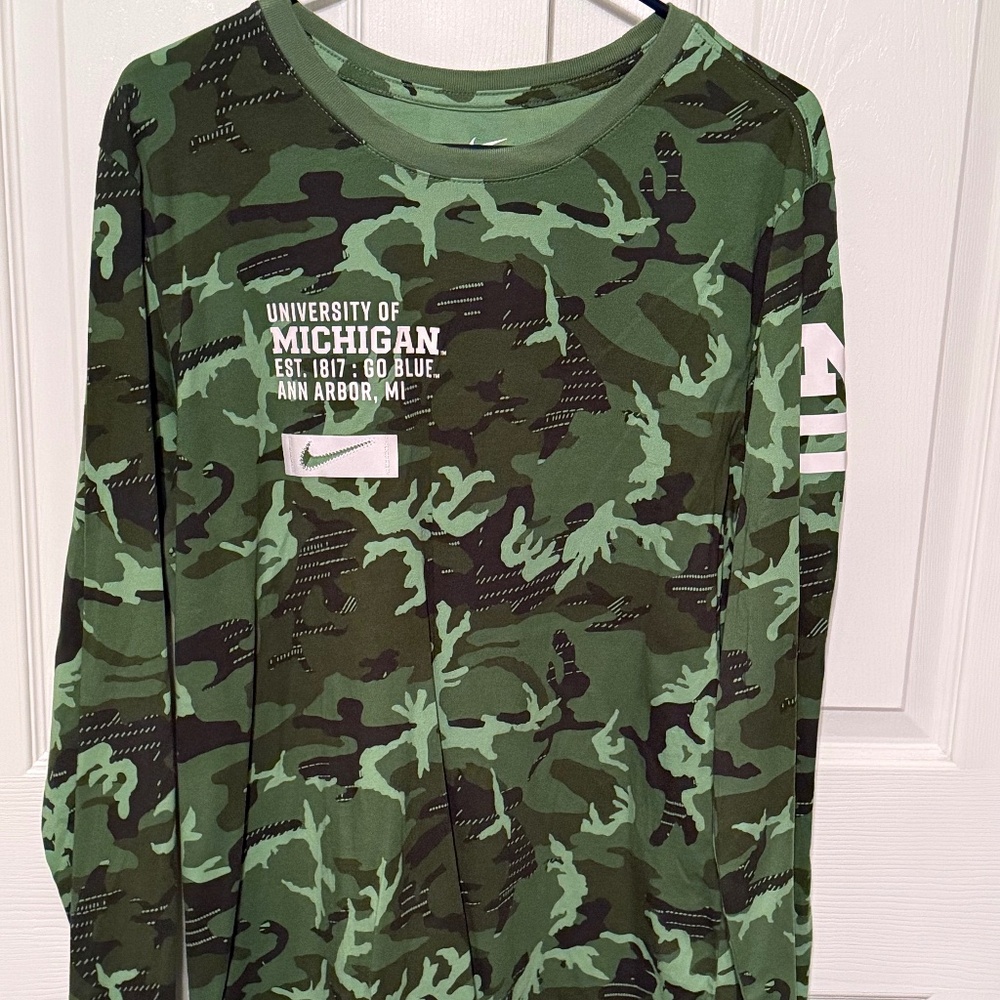 Nike Michigan Camo Shirt Longsleeve